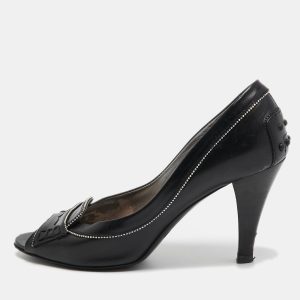 Tod's Black Leather Peep Toe Pumps Size 36, Pumps - Luxury Closet catalog