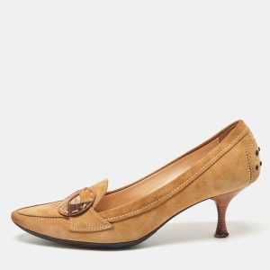 Tod's Brown Suede Bow Loafer Size 38.5, Pumps - Luxury Closet catalog