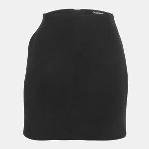 Tom Ford Black Wool Knit Mini Skirt M, Skirts - Luxury Closet catalog