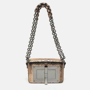 Tom Ford Bronze Python Natalia Chain Shoulder Bag, Shoulder Bags - Luxury Closet catalog