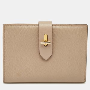 Tom Ford Beige Leather Turnlock Compact Wallet, Wallets & Money Clips - Luxury Closet catalog