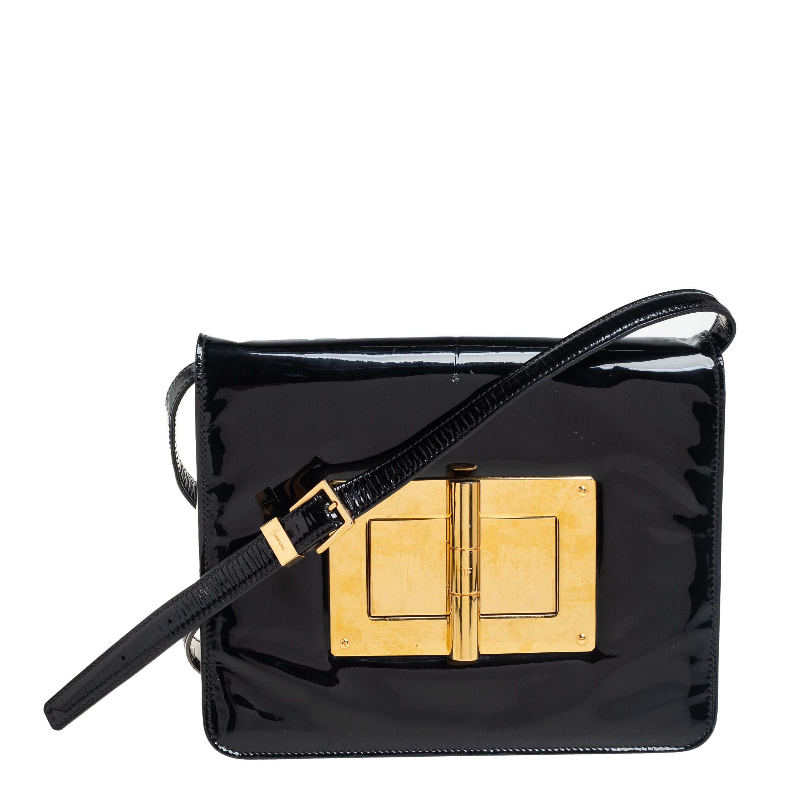Tom Ford Black Patent Leather Natalia Crossbody Bag, Handbags - Luxury Closet catalog