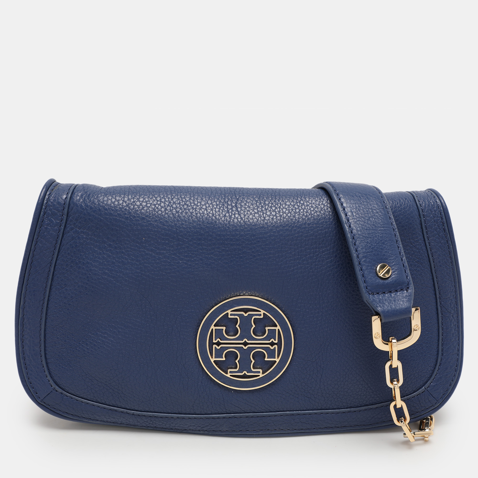 Tory Burch Blue Leather Britten Shoulder Bag, Shoulder Bags - Luxury Closet catalog