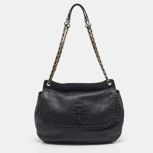 Tory Burch Black Leather Chelsea Flap Shoulder Bag, Shoulder Bags - Luxury Closet catalog