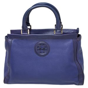 Tory Burch Purple Leather Hannah Tote, Tote Handbags - Luxury Closet catalog