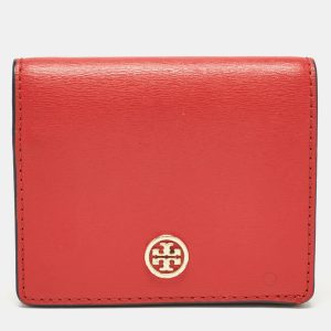 Tory Burch Red/Blue Leather Robinson Bifold Wallet, Wallets & Money Clips - Luxury Closet catalog