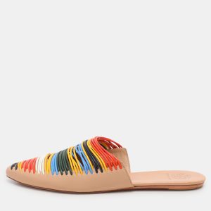 Tory Burch Multicolor Leather Rainbow Sienna Mules Size 38, Sandals - Luxury Closet catalog