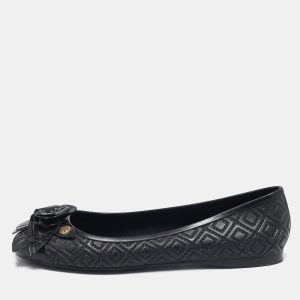 Tory Burch Black Jelly Blossom Ballet Flat Size 38.5, Flats - Luxury Closet catalog
