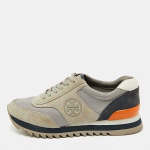 Tory Burch Multicolor Suede And Mesh Sawtooth Sneakers Size 37, Athletic Shoes & Sneakers - Luxury Closet catalog