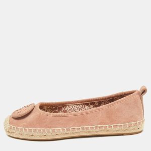 Tory Burch Pink Suede Minnie Ballet Flats Size 36, Flats - Luxury Closet catalog