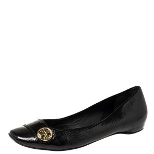 Tory Burch Black Patent Leather Andi Ballet Flats Size 39, Flats - Luxury Closet catalog