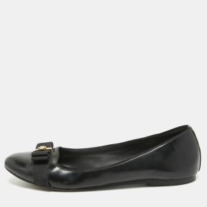 Tory Burch Black Patent Leather Bow Ballet Flats Size 39, Flats - Luxury Closet catalog
