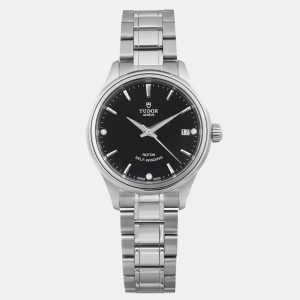 Tudor Black Stainless Steel  Style 12300-0004 Automatic Women's Wristwatch 34mm, Watches - Luxury Closet catalog