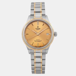 Tudor Gold 18k Yellow Gold Steel  Style 12303-0001 Automatic Women's Wristwatch 34mm, Watches - Luxury Closet catalog