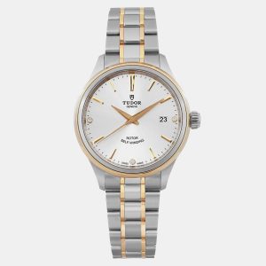 Tudor Silver Gold Stainless Steel  Style 12503-0005 Automatic Men's Wristwatch 38mm, Watches - Luxury Closet catalog