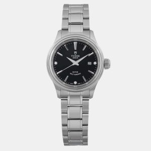 Tudor Black Diamond Stainless Steel Style 12100-0004 Automatic Women's Wristwatch 28 mm, Watches - Luxury Closet catalog