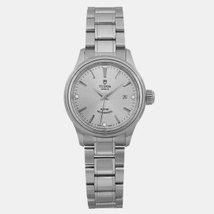 Tudor Silver Diamond Stainless Steel Style 12100-0003 Automatic Women's Wristwatch 28 mm, Watches - Luxury Closet catalog