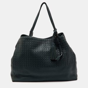 TUMI Dark Green Leather Shopper Tote, Tote Handbags - Luxury Closet catalog