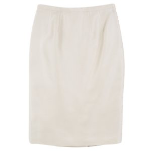 Valentino Beige Silk Pencil Skirt M, Skirts - Luxury Closet catalog
