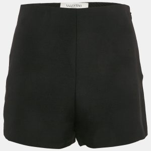 Valentino Black Wool Blend Short S, Shorts - Luxury Closet catalog