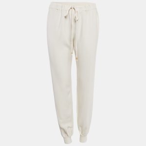 Valentino Off-White Crepe Pants M, Clothing - Luxury Closet catalog