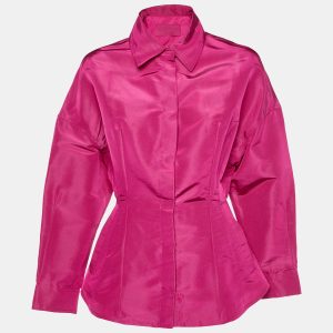 Valentino Pink Taffeta Corset Style Shirt XS, Shirts & Tops - Luxury Closet catalog