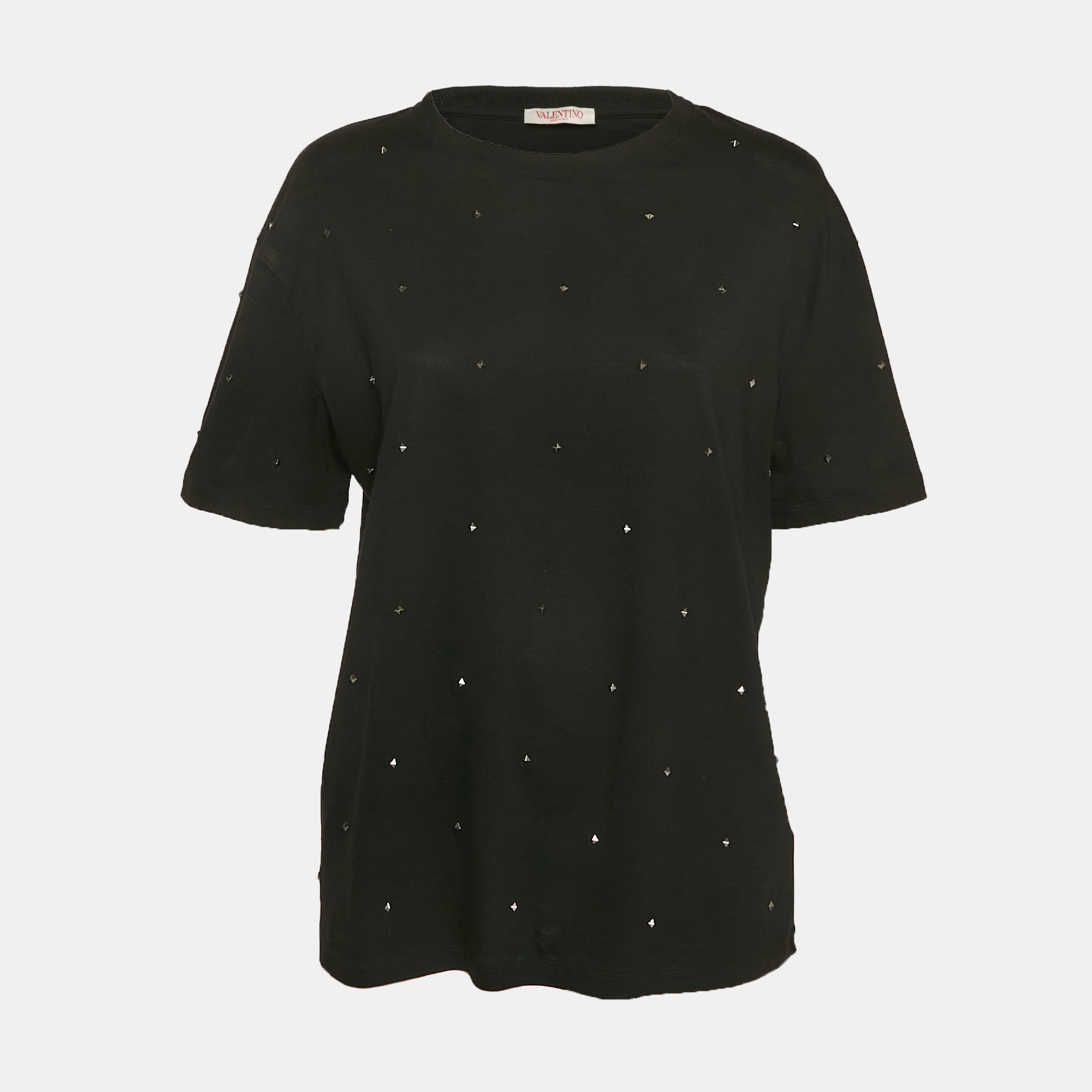 Valentino Black Jersey Rockstud Embellished T-Shirt L, Shirts & Tops - Luxury Closet catalog