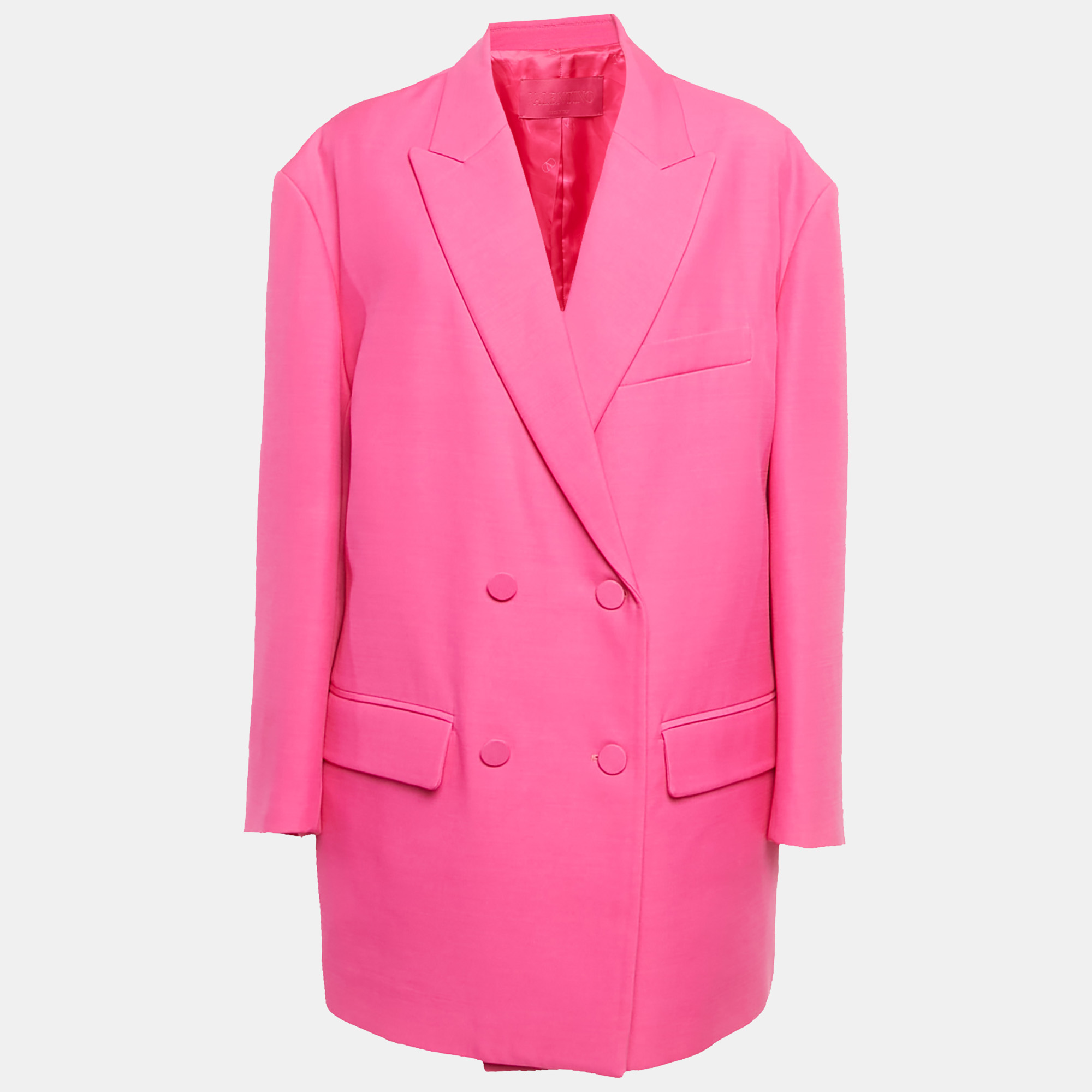 Valentino Pink Wool and Silk 3 Pc Skirt Suit M, Suits - Luxury Closet catalog