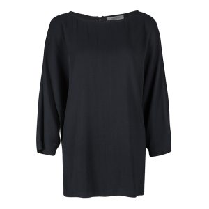 Valentino Black Short Sleeve Oversized Blouse M, Shirts & Tops - Luxury Closet catalog