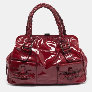 Valentino Red Patent Histoire Framed Bag, Satchels - Luxury Closet catalog