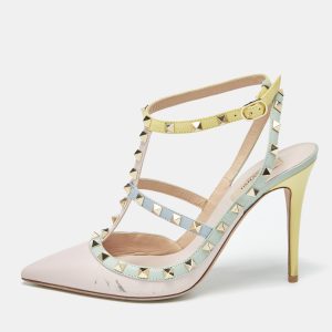 Valentino Multicolor Leather Rockstud Pumps Size 40, Pumps - Luxury Closet catalog