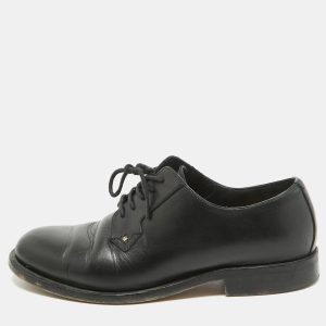 Valentino Black Leather Lace Up Derby Size 36, Shoes - Luxury Closet catalog