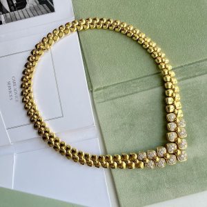 Van Cleef & Arpels 18K Yellow Gold Diamond Necklace, Necklaces - Luxury Closet catalog