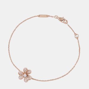 Van Cleef & Arpels Frivole Mini 18K Rose Gold Bracelet, Bracelets - Luxury Closet catalog