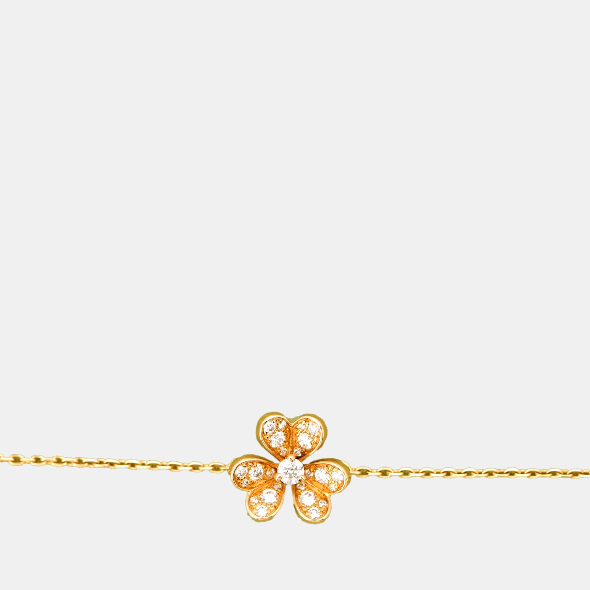 Van Cleef & Arpels Frivole Yellow Gold Diamond Frivole Bracelet, Bracelets - Luxury Closet catalog