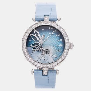 Van Cleef & Arpels Lady Feerie ARO8ZD00 Automatic Blue 18K White Gold Women’s Wristwatch 33mm, Watches - Luxury Closet catalog