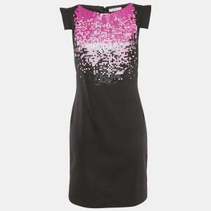 Versace Collection Black Embellished Wool Blend Short Dress L, Dresses - Luxury Closet catalog