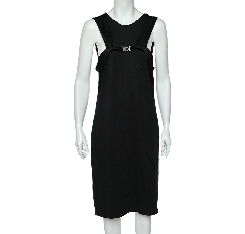 Versace Collection Black Knit Sleeveless Shift Dress M, Dresses - Luxury Closet catalog