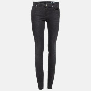 Versace Collection Black V Studded Denim Slim Jeans S Waist 26", Jeans - Luxury Closet catalog