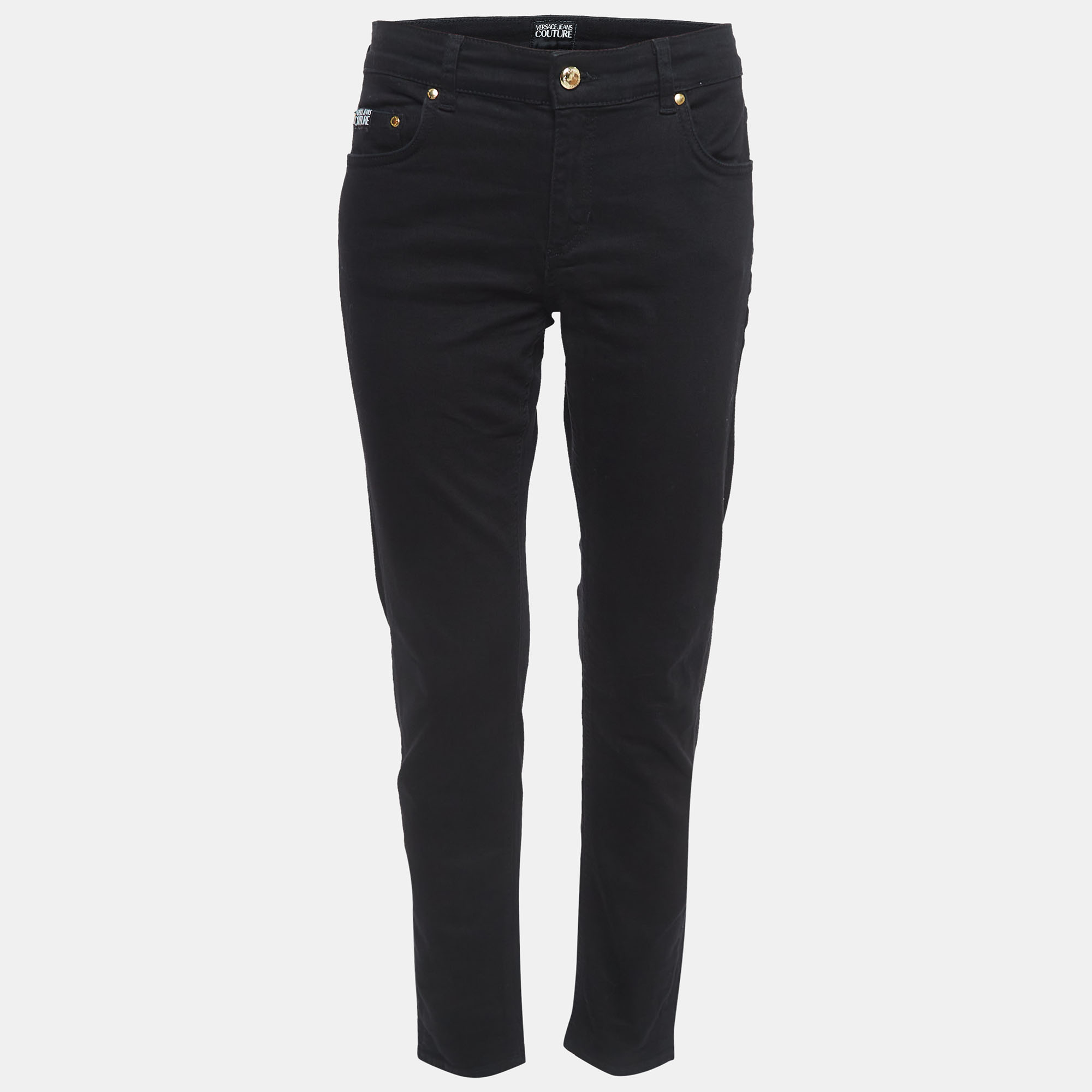 Versace Jeans Couture Black Denim Slim Fit Jeans M Waist 30", Jeans - Luxury Closet catalog