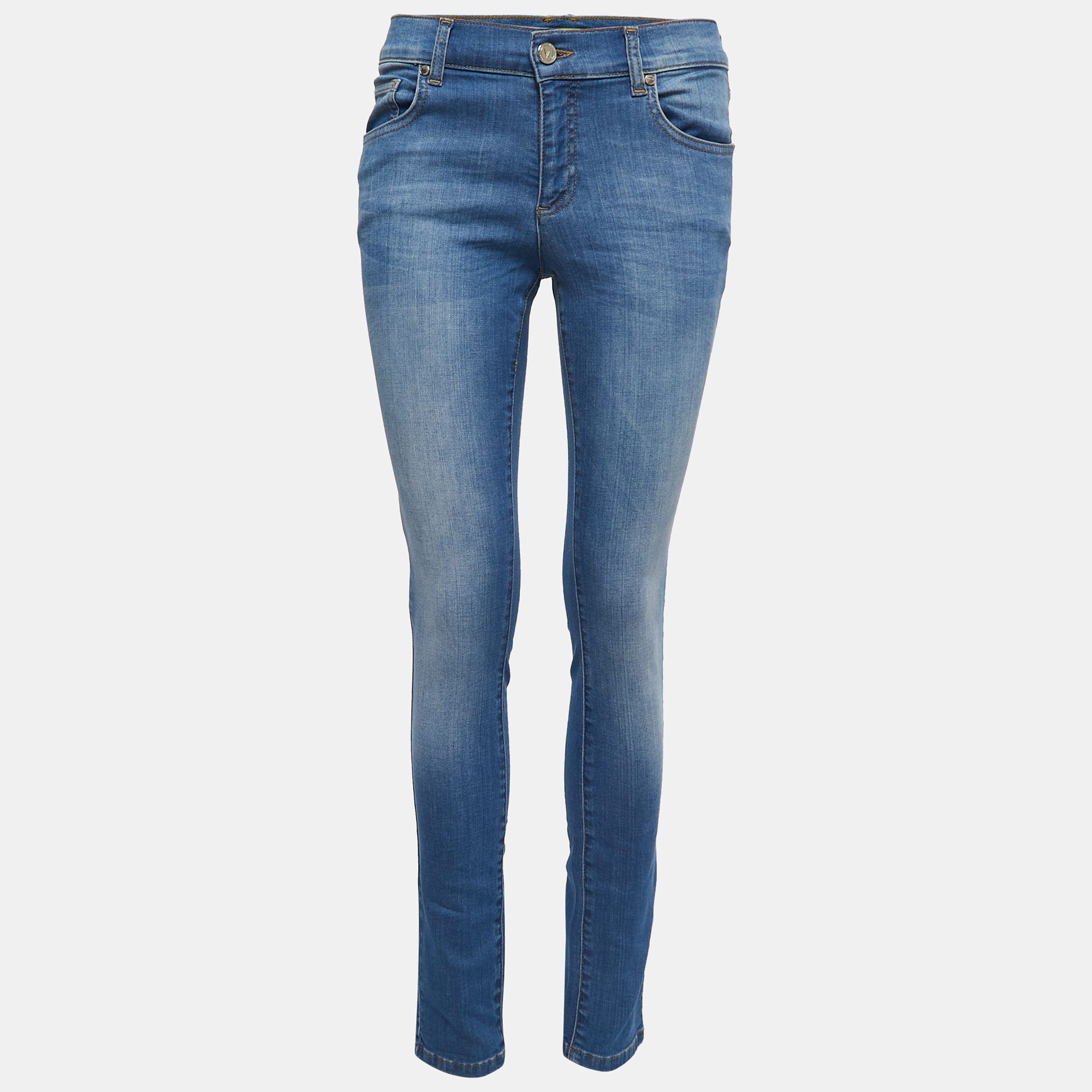Versace Jeans Blue Washed Denim Skinny Jeans S Waist 28", Jeans - Luxury Closet catalog