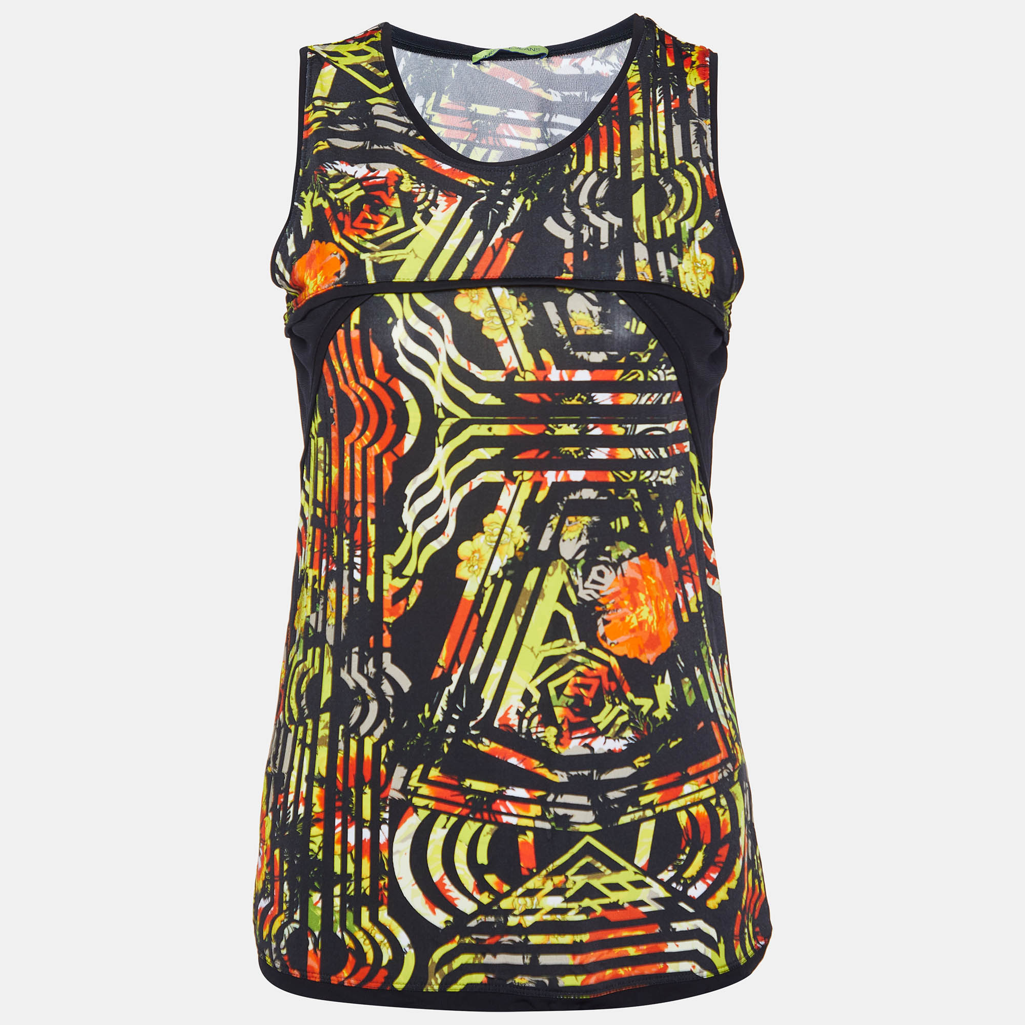 Versace Jeans Black Printed Jersey Tank Top M, Shirts & Tops - Luxury Closet catalog