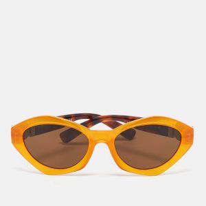 Versace Orange/Black MOD.4334 Medusa Oval Sunglasses, Sunglasses - Luxury Closet catalog