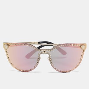 Versace Gold MOD 2177 Medusa Studded Cat Eye Sunglasses, Sunglasses - Luxury Closet catalog