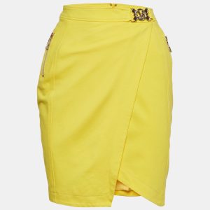 Versace Yellow Jersey Metal Detail Mini Dress S, Skirts - Luxury Closet catalog