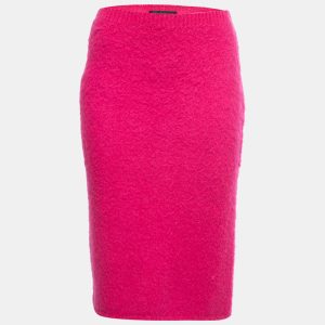 Versace Hot Pink Mohair Blend Knit Pencil Skirt S, Skirts - Luxury Closet catalog