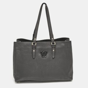 Versace Black Leather La Medusa Tote, Tote Handbags - Luxury Closet catalog