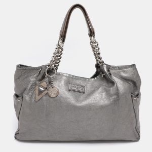 Versace Metallic Leather Chain Shoulder Bag, Shoulder Bags - Luxury Closet catalog