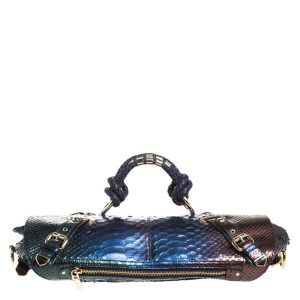 Versace Multicolor Ombre Python Canyon Bag, Satchels - Luxury Closet catalog