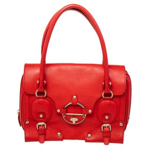 Versace Red Leather Studded Tote, Tote Handbags - Luxury Closet catalog